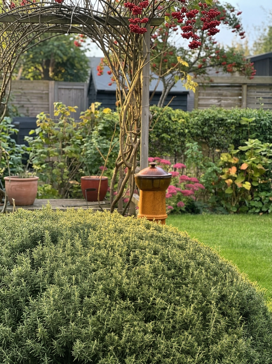 A well-maintained garden by Orange Pod Gardening